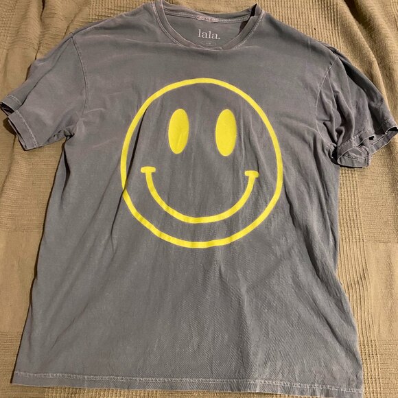 Dressed in Lala The World Needs Your Magic Oversized Tee in Sage + Neon S/M - Picture 1 of 3